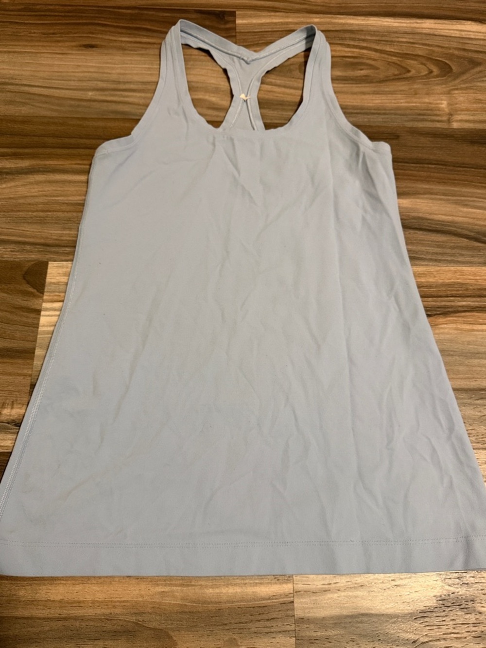 Lululemon Cool Racerback Tank Top Size 6 Light Blue Yoga Athletic Shirt